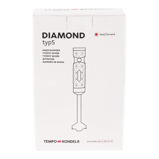 TEMPO-KONDELA DIAMOND TYP 5, tyčový mixér, červená, plast/nerezová oceľ obr-6
