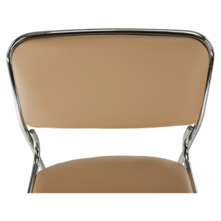 Zasadacia stolička, hnedá ekokoža, BULUT obr-4