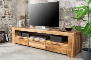 LuxD Dizajnový TV stolík Thunder 170 cm mango
