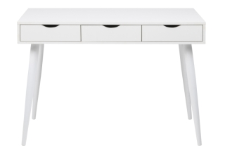 Dkton Dizajnový písací stôl Nature 110 cm, biely