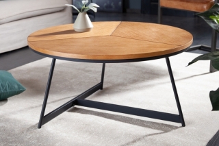 LuxD Dizajnový konferenčný stolík Faxon 80 cm imitácia dub