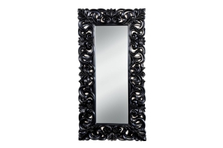 LuxD Dizajnové nástenné zrkadlo Kathleen  čierne  x  26838 obr-3