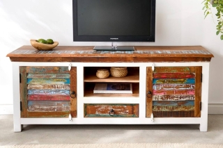 LuxD Dizajnový TV stolík Jacktar 150 cm biele mango