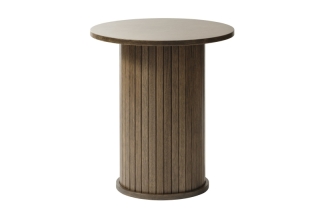 Furniria Dizajnový odkladací stolík Vasiliy 50 cm dymový dub