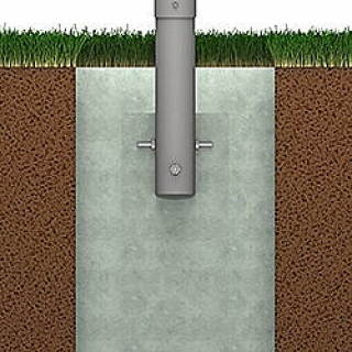 Biohort Zástena na ochranu súkromia 135 cm (strieborná metalíza) - rôzne dĺžky dĺžka 100 cm obr-3