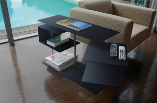 Radius design cologne Stolík RADIUS DESIGN (X-CENTRIC TABLE 2 black 570E) čierny