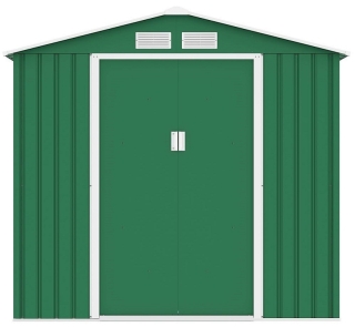 Záhradný domček plocha 213 x 127 cm (zelený) obr-1