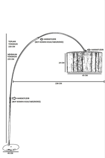 ASIR Stojacia lampa DEVE krémová obr-2