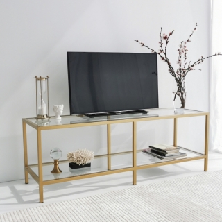 ASIR TV stolík BASIC zlatý