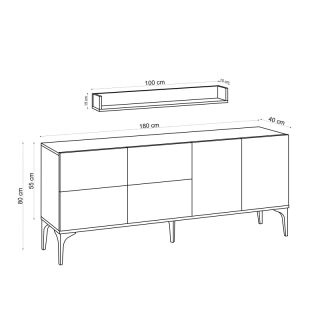 ASIR Komoda STELLA dub obr-4